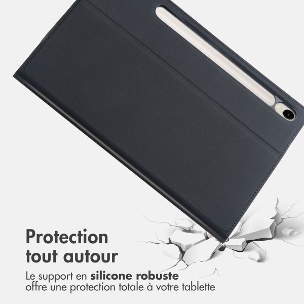 Accezz Coque tablette Classic Samsung Galaxy Tab S9 11.0 pouces / Tab S10 FE / S9 FE 10.9 pouces - Noir