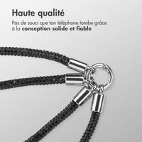 imoshion Set de cordons pour téléphone avec paillettes – Noir