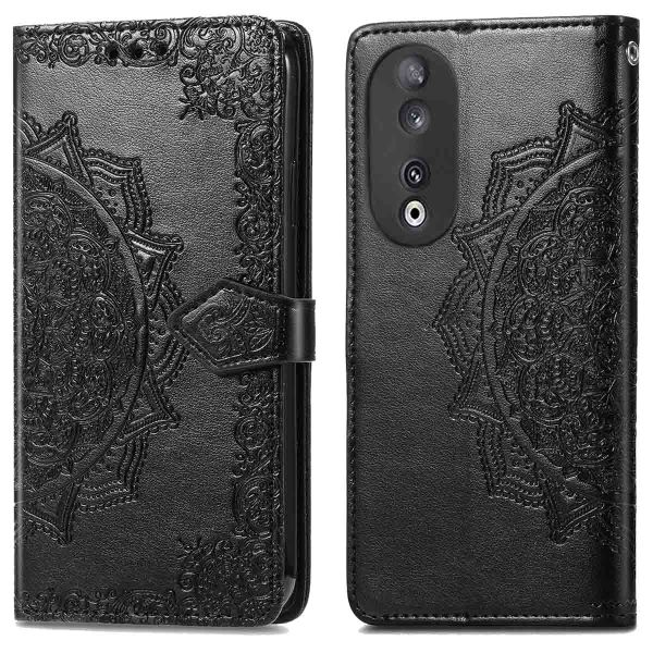 imoshion Etui de téléphone portefeuille Mandala Honor 90 - Noir