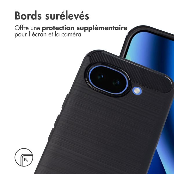 imoshion Coque Brushed Google Pixel 10a - Noir