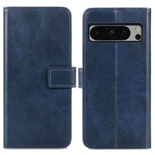 imoshion Étui de téléphone portefeuille Luxe Google Pixel 8 Pro - Bleu foncé