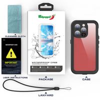 Redpepper Coque imperméable Dot Plus iPhone 15 Pro - Noir