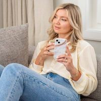 Selencia Aurora Coque Fashion Apple iPhone 15 Pro Max - Powder White Marble