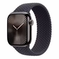 Apple Bracelet Solo tressé Apple Watch | 44/45/46/49 mm - Taille 8 - Midnight