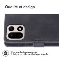 imoshion Etui de télephone portefeuille avec cordon OnePlus 15 - Noir