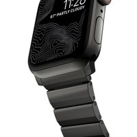 Nomad Bracelet à maillons magnétiques en acier Apple Watch Series 1 t/m 11 / SE / Ultra (44/45/46/49 mm) - Graphite