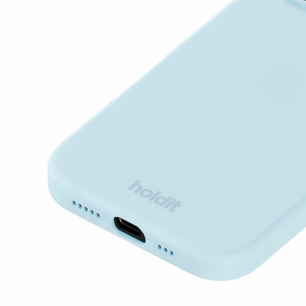 Holdit Coque Silicone Apple iPhone 16 - Mineral Blue