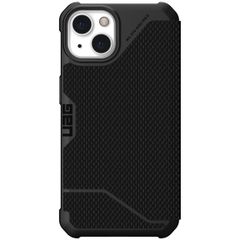 UAG Etui de téléphone portefeuille Metropolis iPhone 13 - Kevlar Black