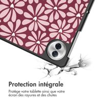 imoshion Coque tablette Design Trifold Honor Pad 10 - Bloom Love Blush