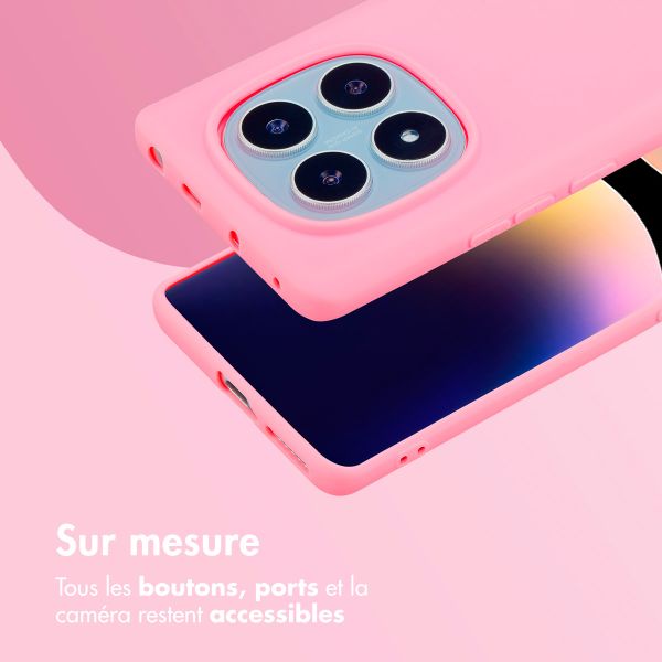 imoshion Coque Couleur Xiaomi Redmi Note 14 Pro (4G) - Bubblegum Pink