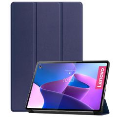 imoshion Coque tablette Trifold Lenovo Tab P12 Pro - Bleu foncé