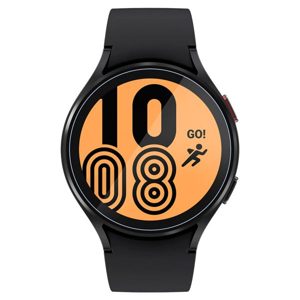 Spigen Protection d'écran EZ FIT Glas.tR avec applicateur Samsung Galaxy Watch 4 / 5 - 44 mm - Transparent