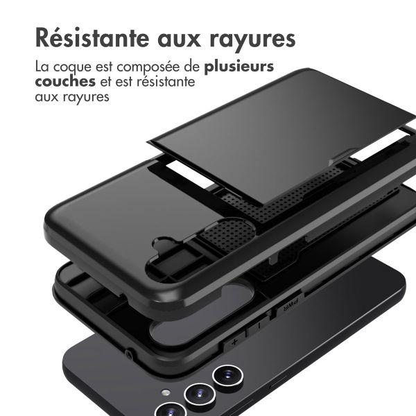 imoshion Coque arrière avec porte-cartes Samsung Galaxy S23 FE - Noir