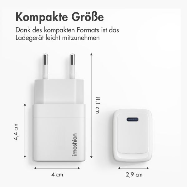 imoshion Adaptateur secteur 20 watts | USB-C - Blanc