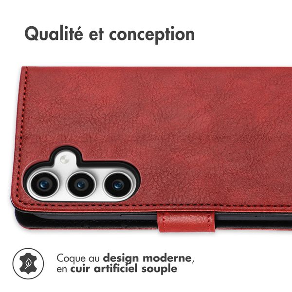 imoshion Étui de télephone portefeuille Samsung Galaxy S23 FE - Rouge