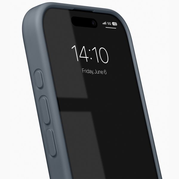 iDeal of Sweden Coque Silicone Apple iPhone 16 - Midnight Blue