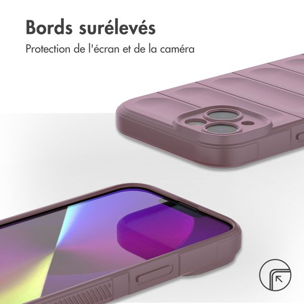 imoshion Coque arrière EasyGrip iPhone 14 - Violet