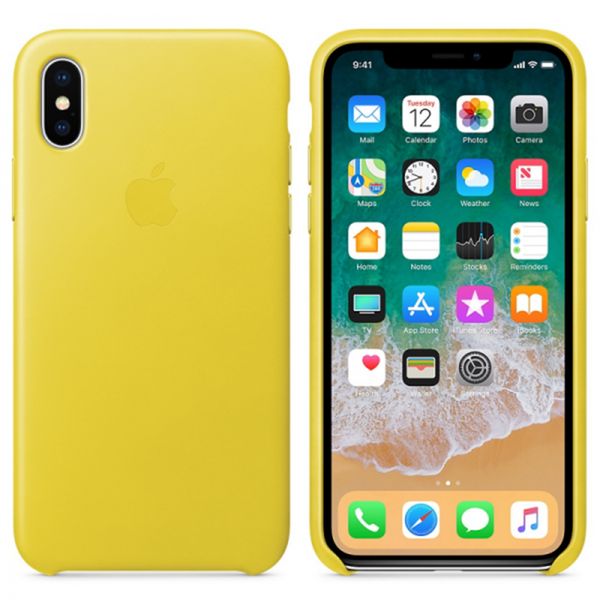 Apple Coque Leather iPhone X