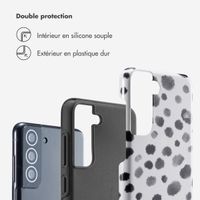 Selencia Coque arrière Vivid Samsung Galaxy S21 FE - Trendy Leopard