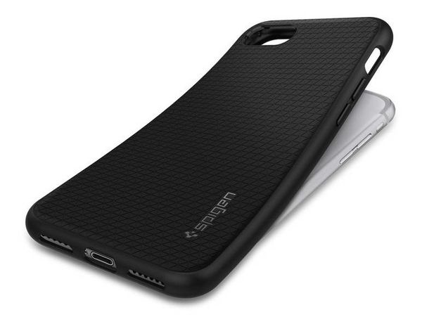 Spigen Coque Liquid Armor iPhone SE (2022 / 2020) / 8 / 7 - Noir