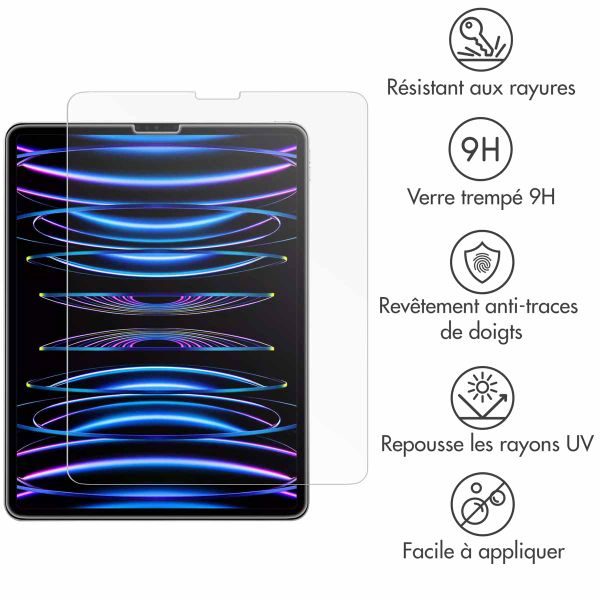 imoshion Protection d'écran en verre trempé iPad Pro 12.9 (2018-2022) - Transparent