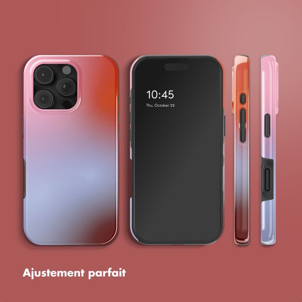 Selencia Coque arrière Vivid avec MagSafe Apple iPhone 16 Pro - Gradient Soft Blush