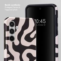 Selencia Coque arrière Vivid Samsung Galaxy A55 - Art Wave Black