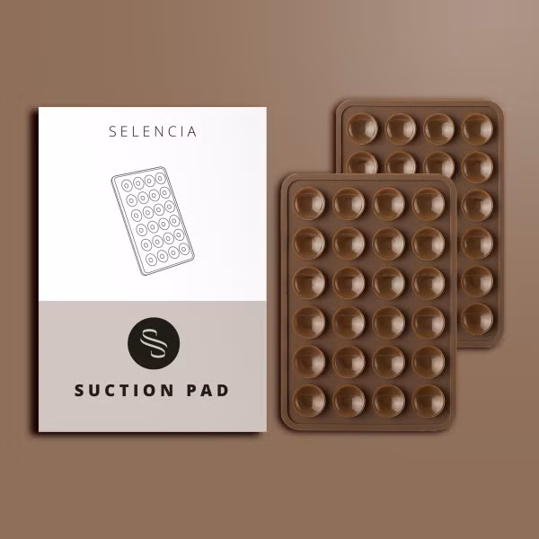 Selencia Pack de 2 Supports de téléphone à ventouse - Mocha Brown