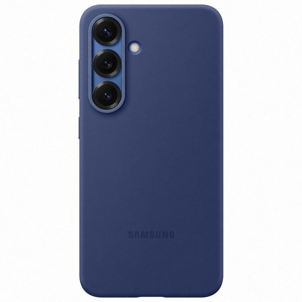 Samsung Original Coque en silicone Samsung Galaxy S25 - Bleu