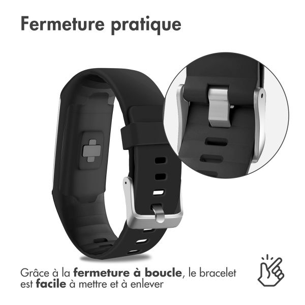 imoshion Bracelet en silicone le Polar A360/A370 - Noir