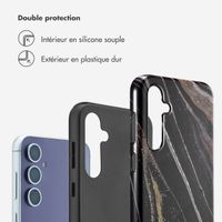 Selencia Coque arrière Vivid Samsung Galaxy S23 FE - Chic Marble