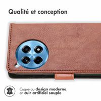 imoshion Étui de télephone portefeuille OnePlus 12R - Marron