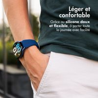 imoshion Bracelet en silicone souple - Connexion universelle 22 mm - Bleu foncé