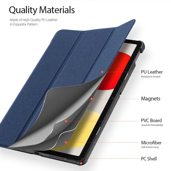 Dux Ducis Coque tablette Domo Xiaomi Redmi Pad SE - Bleu foncé