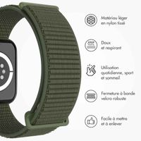 imoshion Bracelet en nylon Apple Watch Series 1 t/m 11 / SE / Ultra (44/45/46/49 mm) - Army Green