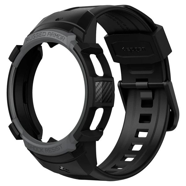 Spigen Rugged Armor™ Pro Case  Samsung Galaxy Watch 4 - 46 mm - Charcoal Gray