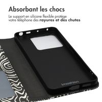 imoshion Étui de télephone portefeuille Design Xiaomi Redmi Note 13 Pro (5G) / Poco X6 - Black And White