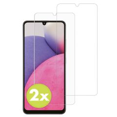 Accezz Protection d'écran en verre trempé 2-pack Samsung Galaxy A33