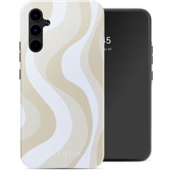 Selencia Coque arrière Vivid Samsung Galaxy A34 (5G) - Desert Waves Beige