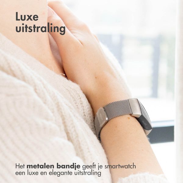 imoshion Bracelet magnétique milanais Xiaomi Smart Band 8 / 9 - Argent