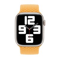 Apple Bracelet Solo tressé Apple Watch | 44/45/46/49 mm - Taille 4 - Maize