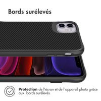 imoshion Rugged Hybrid Carbon Case Apple iPhone 11 - Noir