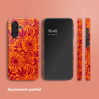 Selencia Coque arrière Vivid Samsung Galaxy A26 - Tropical Vibes Apricot