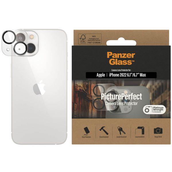 PanzerGlass Protection Caméra en verre trempé iPhone 14 / 14 Plus