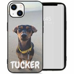 Concevez votre propre coque en gel Apple iPhone 13 - Noir