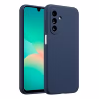 Accezz Coque Liquid Silicone Samsung Galaxy A26 - Bleu foncé