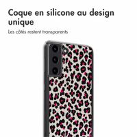 imoshion Coque Design Samsung Galaxy S22 - Leopard Pink