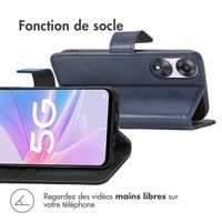 imoshion Étui de télephone portefeuille Oppo A58 - Bleu foncé