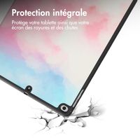 imoshion Coque tablette Design Trifold Apple iPad 6 (2018) 9.7 pouces / iPad 5 (2017) 9.7 pouces / Air 2 (2014)/Air 1 (2013) - Sky