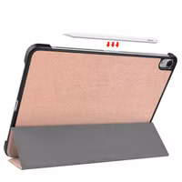 imoshion Coque tablette Trifold Apple iPad Air 11 pouces (2025) M3 / (2024) M2 / Air 5 (2022) / Air 4 (2020) - Rose Doré